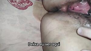 i gave my ass to hairy pussy, she came on top!