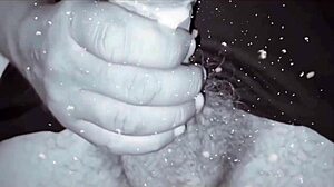 Tanned Cute Roommate Goes Barefoot Outdoor In Wet Taboo Scene