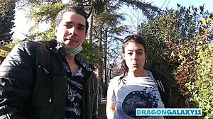 Risky Public Blowjob Cum in Mouth in the Street!