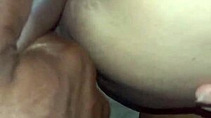 Cuckold Husband Licks Creampied Pussy While Lover Fucks Ass