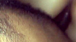 Cuckold Husband Licks Creampied Pussy While Lover Fucks Ass