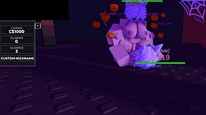 spooky bunny gets bred during halloween night