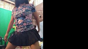 Petite 18+ milf explores sexual fantasy with mother-in-law through big ass mature monster cock action