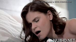 slender teen 18+ gets tits sucked and cock blown before rough drilling