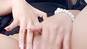 I record my squirting orgasm for my husband, you have to see it