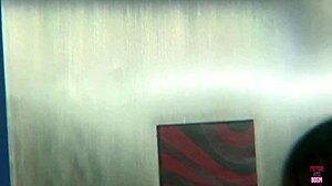 One lesbian lady with fake tits is playing with her lesbian friend