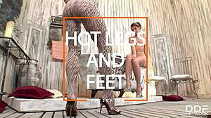 Lepidoptera And Mya Diamond In Pantyhose Lesbian Foot Fetish