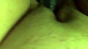 Close-Up View Of BBW Squirting On Her Toy