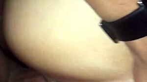 Mexican couple enjoys intimate moment in hotel room