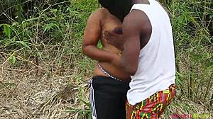 walking out in the village turned into a hot erotic fuck on the ranch