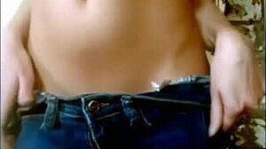 These jeans are perfect for hot sex!