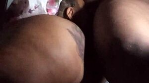 bbw gives sloppy head in bathroom
