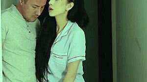 Becky is surprised by judys presence in bedroom lingerie. She and her husband ride doggystyle in sex tape on myfostertapes com.