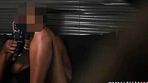 Yellow Bone Ebony Teases In Miniskirt With Natural Assets