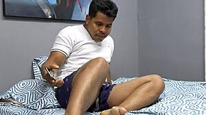 Stepsister's Wet Pussy Licks Stepbrother's Monster Cock In Tight Massage