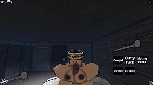 busty english queen fucks roblox noob with blowjob and cum