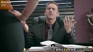 brazzers big tits at work with blonde lauren phillips taking anal assfucking from danny d in shoes