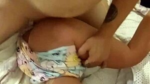 Hey, husband and dirty one team up to fuck stepdaughter in threesome with sex toy 😈