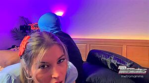 Snow Bunny Pawg Eats Cock After Hard Ass Spanking!