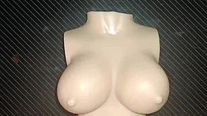 dolly me pide sexo anal y presionó sus pequeñas tetas