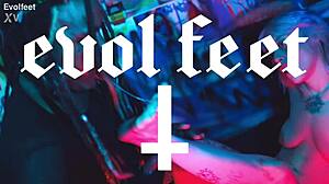 femdom tale of feet worship with deepthroat gagging