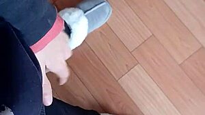 My lesbian colleague and I riskily masturbate in the office