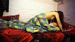 Latina teen with big butt and slim body teases playfully