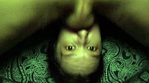 modest kitty doll88 screamed during rough deepthroat blowjob and wet pussy fingering on bed