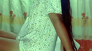 Amateur Couple With Long Hair Fucking Hard