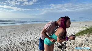 Sex on the beach with an Argentine slut