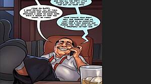 Cheating husband feels intense desire while brutally fucking sexy ebony maid in kitchen.