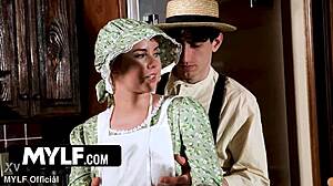 When she messes up, he slams his big dick deep in her ass for payback