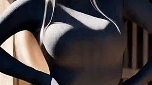 Is Sheltear dancing sensually in Overlord cosplay?