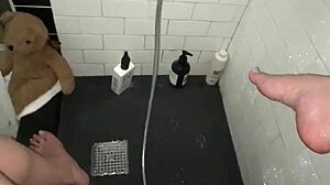 Young 18+ Arab Girl Teases Tight Pussy To Orgasm In Shower