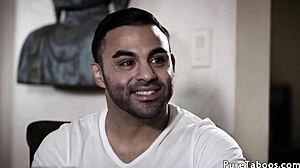 beautiful glam teen in fantasy group scene with milf and babe riding cowgirl