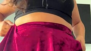 Beautiful Middle Eastern Amateur With Huge Natural Tits Rides And Fucks Herself