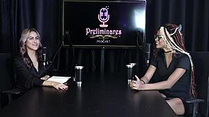 naomi campos dominates in sheer red lingerie