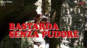 Shameless bastard in outdoor encounter with redhead milf