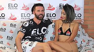 gigi damesco shows her big natural tits in casting interview