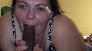 Cecee Gives Sloppy Deepthroat Blowjob And Swallows Cum