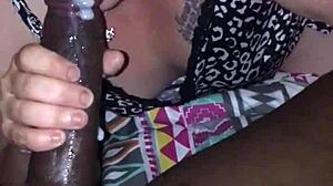 Cecee Gives Sloppy Deepthroat Blowjob And Swallows Cum