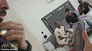 madison stil cheats on husband with friends gets caught he joins dp gang bang cums on face..