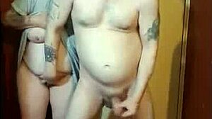 Girlfriend kelly humiliates me naked on cam while blindfolded, leading to my big cumshot.