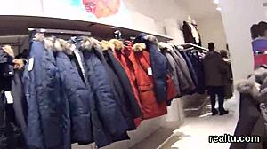 stellar czech sweetie gets seduced in the hypermarket and poked in pov