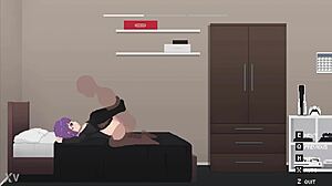 Passive girl with big natural tits gets fucked in all holes