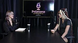 naomi campos dominates in sheer red lingerie