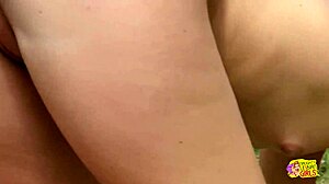 Blonde and Brunette Babes Enjoy Outdoor Pussy Licking Fun