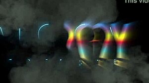 Brasilian Soraya Castro in wild DP with cream and farts!