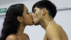 hermanastro teaches billar to pervertida latina stepsister who gets hot for creampie fuck