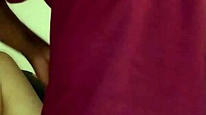 the guy starts digging deep into her wet pussy with his fingers and tongue making her moan loudly